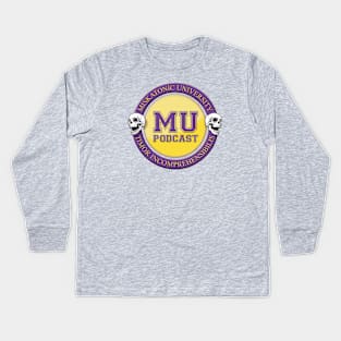 Miskatonic University Podcast Seal Kids Long Sleeve T-Shirt
